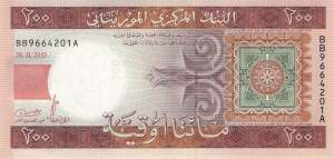 Mauretanien p17 200 Ouguiya 2013